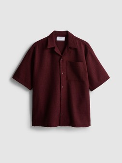 PRIMARK EDIT TEXTURE SHIRT PLUM £16 €18 $25 RON90 PLN80 CZK470