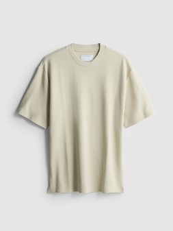PRIMARK EDIT TEXTURED RELAX TEE ECRU £12 €14 $18 RON70 PLN60 CZK365