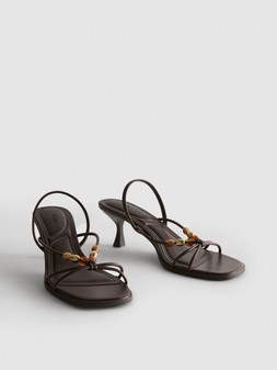 PRIMARK PRESENTS PAU ECHE BEADED KITTEN HEEL SANDAL, £16, €18, $24, RON90, PLN80, CZK470, HUF6500