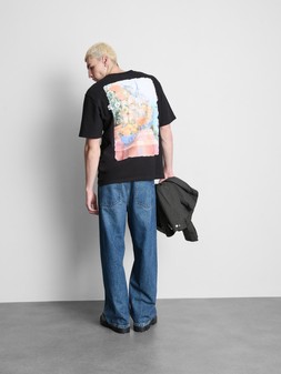 PRIMARK SORRENTO GRAPHIC TEE BLACK £10 €12 $16 RON60 PLN50 CZK310 (2)
