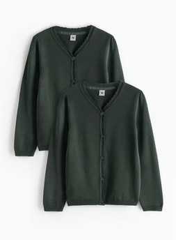 Tu-2 Pack Green Knitted Cardigans2