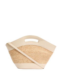 M&S STRAW BASKET WHITE £55