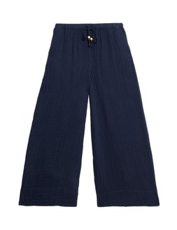 Per Una Navy Waffle Trousers £35